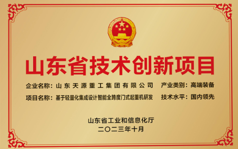 山东省技术创新项目